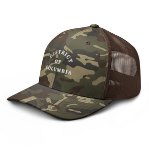Camouflage DC trucker hat