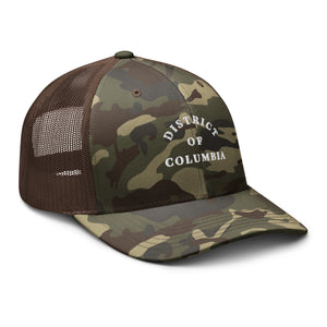 Camouflage DC trucker hat