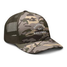 Load image into Gallery viewer, Camouflage DC trucker hat